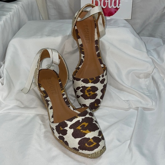 SCHUTZ Shoes - Schutz NWT wedge espadrilles made in Brazil size 5